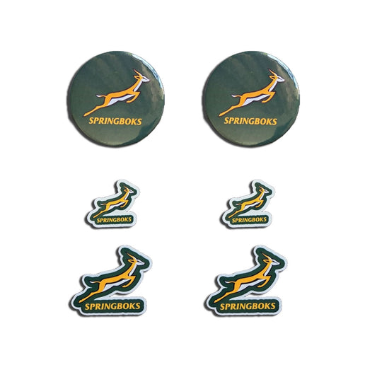 Springbok South African Rugby fridge magnets and stickers