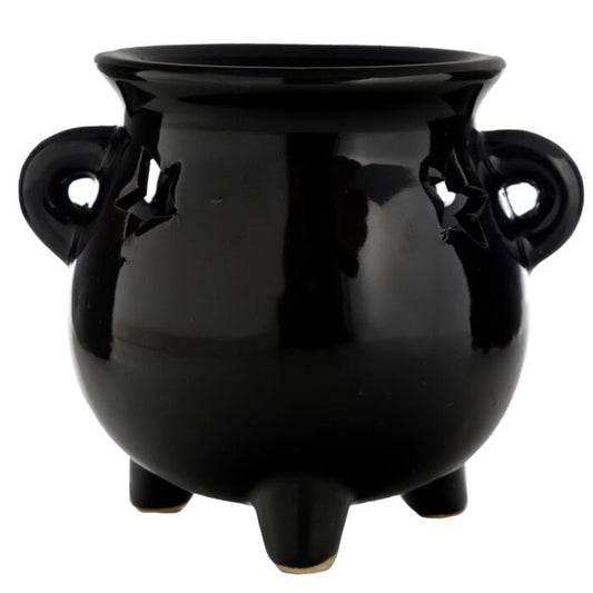 Large Black Cauldron Wax Melter