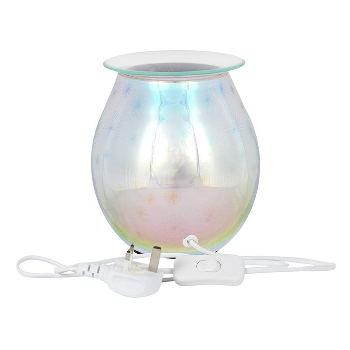 3D Starburst Light Up Electric Oil Burner (UK 3-Pin Plug)