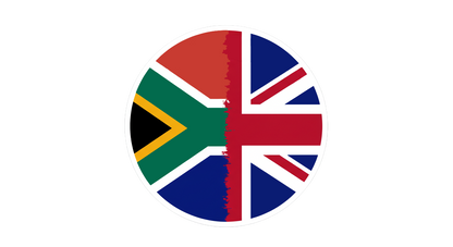 South Africa to UK, Springboks, Fridge Magnets, Stickers