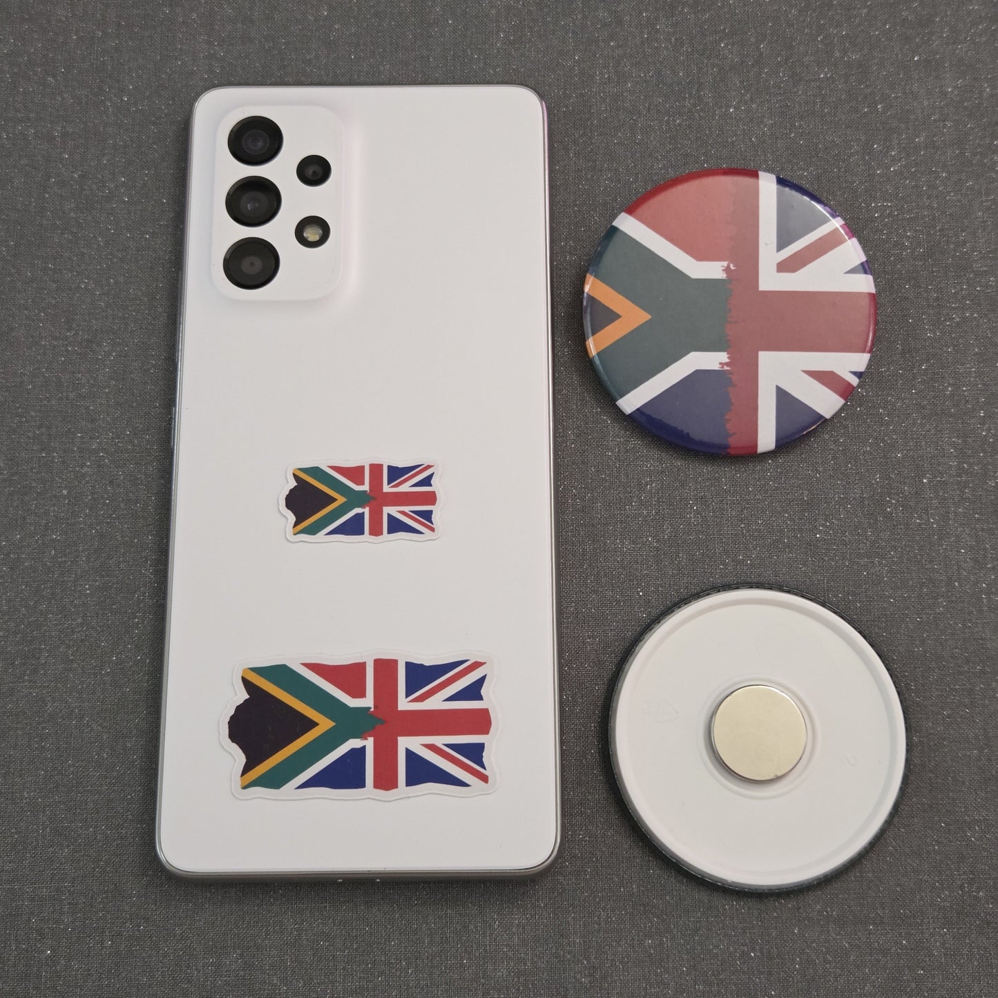 South Africa to UK, Springboks, Fridge Magnets, Stickers