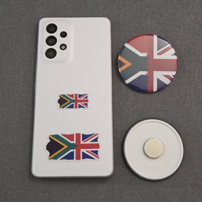 South Africa to UK, Springboks, Fridge Magnets, Stickers