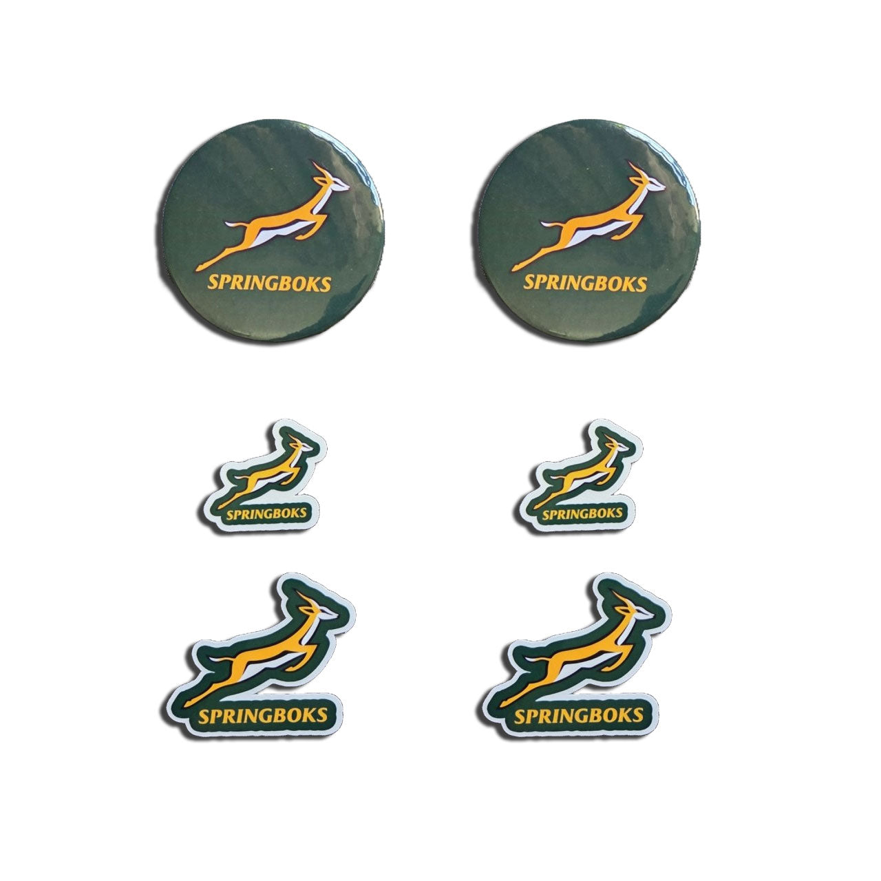 Springbok South African Rugby fridge magnets and stickers