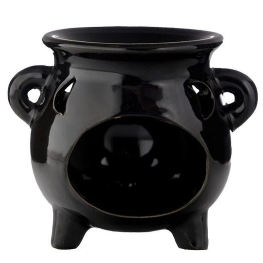 Large Black Cauldron Wax Melter