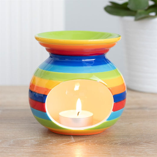 Rainbow Stripe Wax Melter