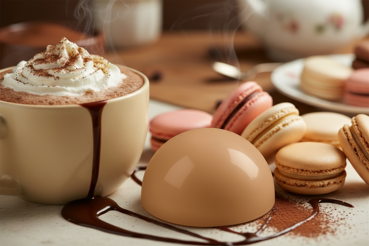 can you keep the background the same and make the wax melt slightly less shiny