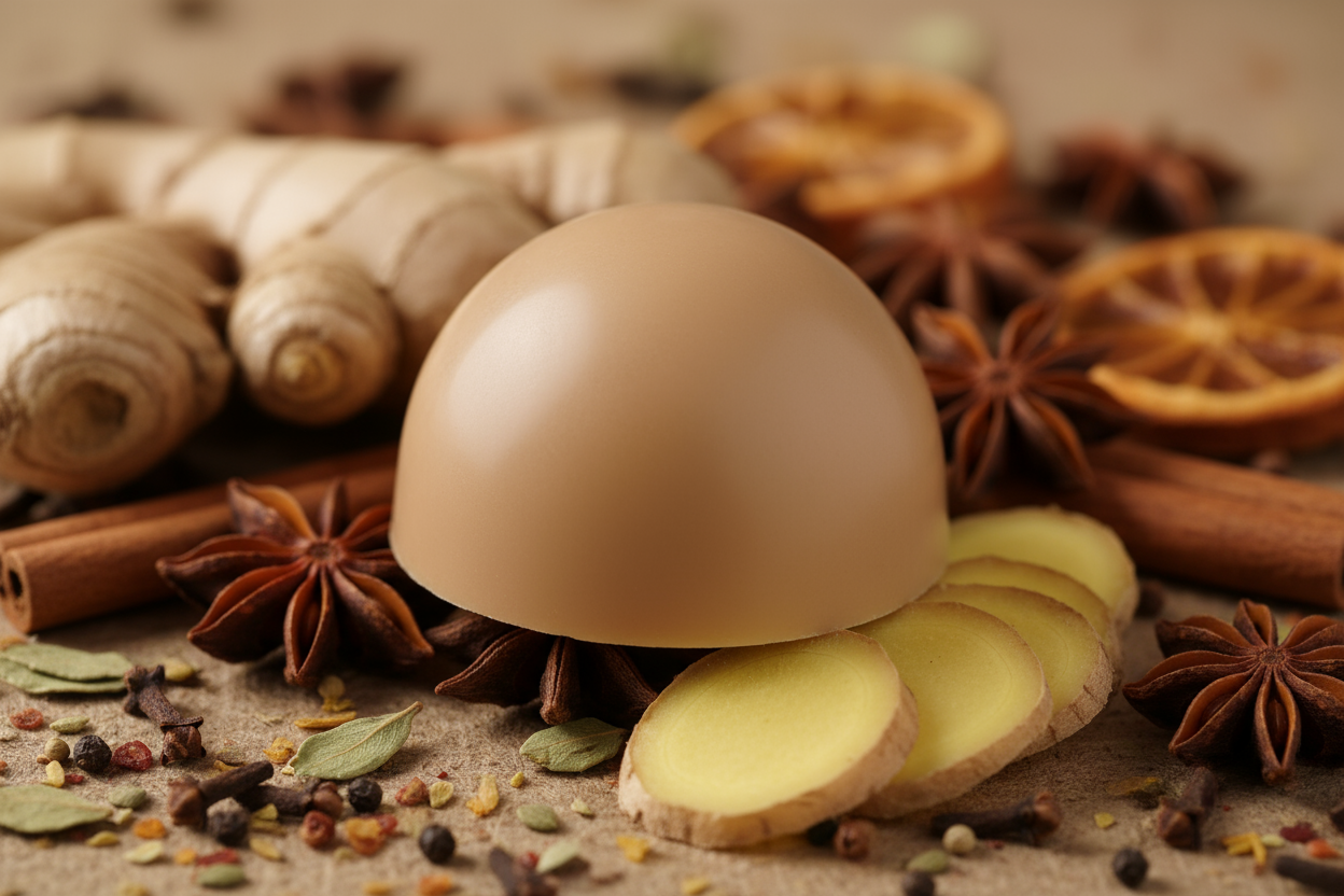 can you keep the wax melt the same and add a spiced ginger themed background 